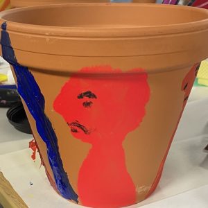 Flowerpot painting